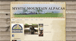 Desktop Screenshot of mysticmountainalpacas.com